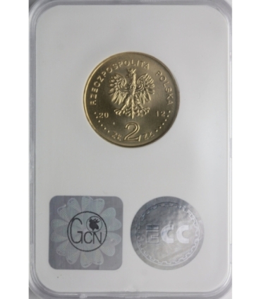 2 zł GN, Mistrzostwa Europy w Piłce Nożnej Polska Ukraina 2012, GCN MS65