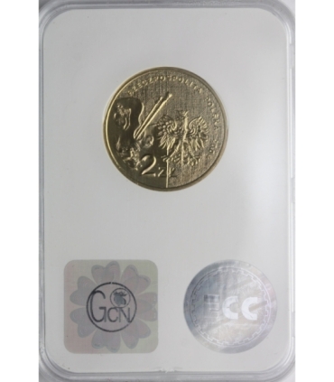 2 zł GN, Stanisław Wyspiański, GCN MS65