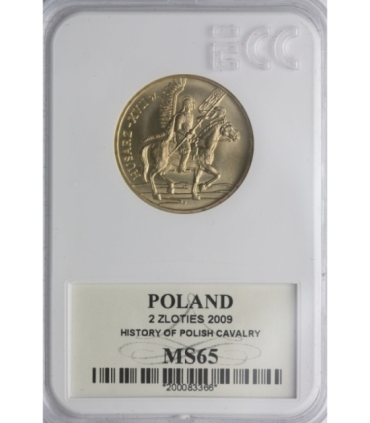 2 zł GN, Husarz, 2009, GCN MS65