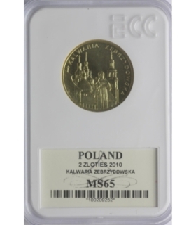 2 zł GN, Miasta w Polsce – Kalwaria Zebrzydowska, 2010, GCN MS65