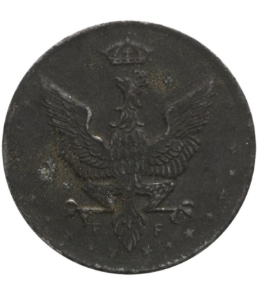 10 Fenigów 1917 FF Królestwo Polskie stan 3
