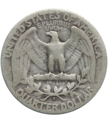 USA ¼ dolara (quarter, 25 centów), 1945 ćwierćdolarówka Waszyngtona, srebro Ag900