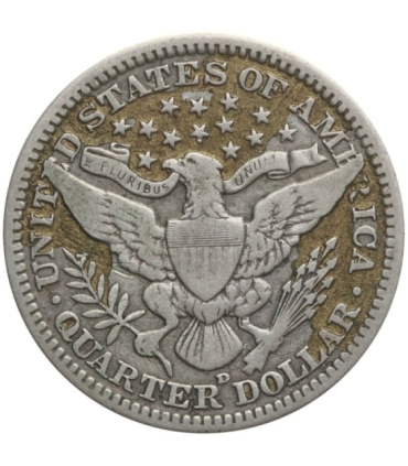 USA ¼ dolara, 1911 Ćwierćdolarówka Barbera, D, 3, ŁADNA