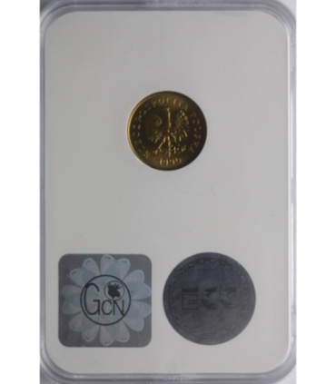 2 grosze 1990, GCN MS67 mennicze