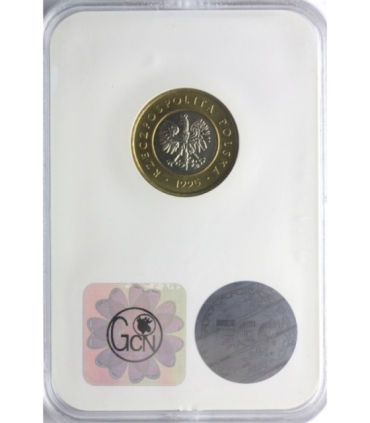 2 złote obiegowe, 1995, GCN MS66