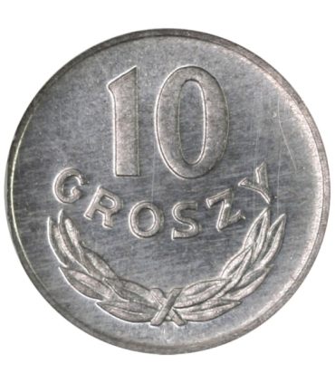 10 groszy 1976, GCN MS66, mennicze