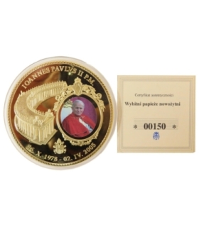 Medal Civitas Vaticana Jan Paweł II, certyfikat