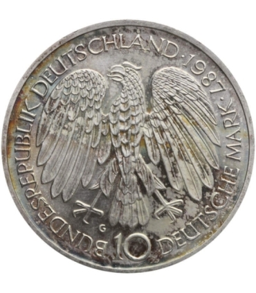 10 marek, 1972 J , Igrzyska Olimpijskie, Monachium - Płomień, srebro