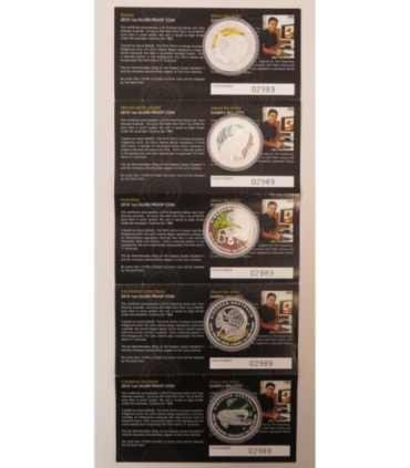 Australia 5 x 1 dolar 2010 Odkryj Australie