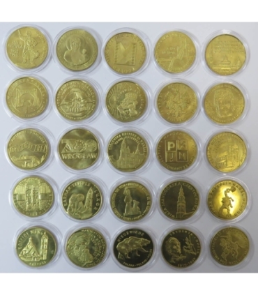 25 numizmatów, zabytki, Tatry, Jan Paweł, inne, Mennica Piętka