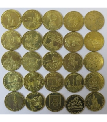 25 numizmatów, zabytki, Tatry, Jan Paweł, inne, Mennica Piętka