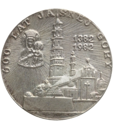 Medal Jan Paweł 2, 1979, 600 lat Jasnej Góry