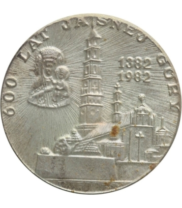 Medal Jan Paweł 2, 1979, 600 lat Jasnej Góry