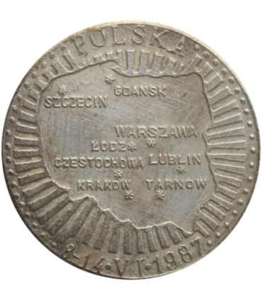Medal Jan Paweł II - 8-14.VI.1987