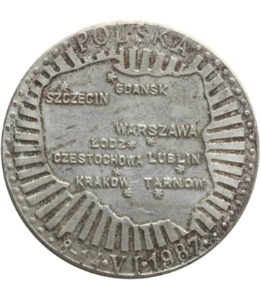 Medal Jan Paweł II - 8-14.VI.1987