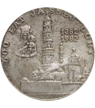 Medal Jan Paweł 2, 1979, 600 lat Jasnej Góry
