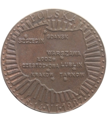 Medal Jan Paweł II - 8-14.VI.1987