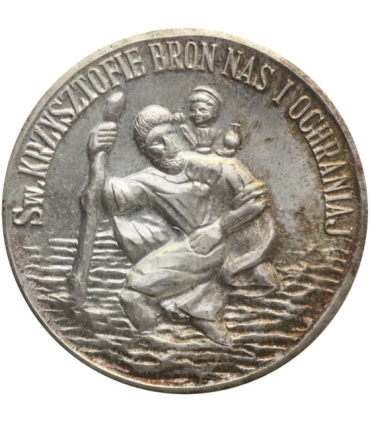 Medal Św. Krzysztofie Broń Nas i Ochraniaj