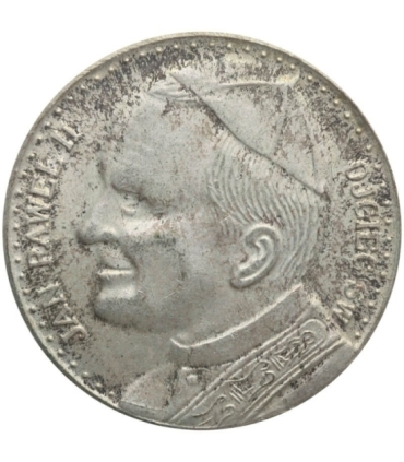 Medal Jan Paweł 2 / Chrystus ucisza burzę na morzu