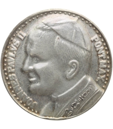 Medal Jan Paweł 2 / Chrystus ucisza burzę na morzu