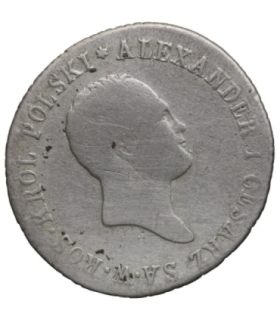 Królestwo Kongresowe, 1 złoty, 1819, stan 4