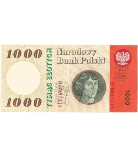 1000 zł 1965, Kopernik, seria B, stan 3