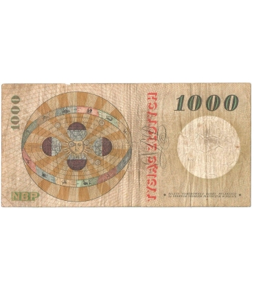 1000 zł 1965, Kopernik, seria A, stan 3-