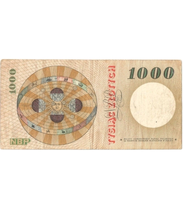 1000 zł 1965, Kopernik, seria A, stan 3/3-