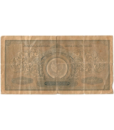 250000 marek polskich 1923, seria CI, stan 4
