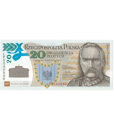20 zł, 100. rocznica utworzenia Legionów Polskich, brak etui NBP