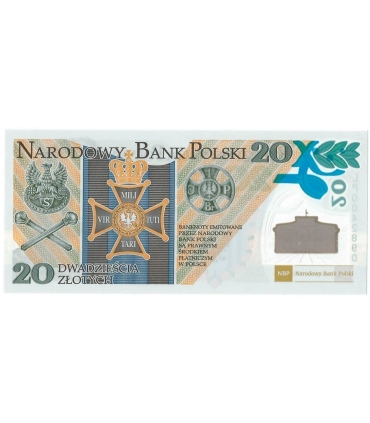 20 zł, 100. rocznica utworzenia Legionów Polskich, brak etui NBP