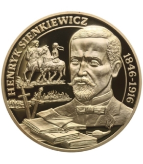 Medal, Wielcy Polacy, Henryk Sienkiewicz 1846 - 1916