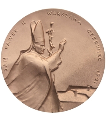 Medal z wizerunkiem Jana Pawła II - 1991