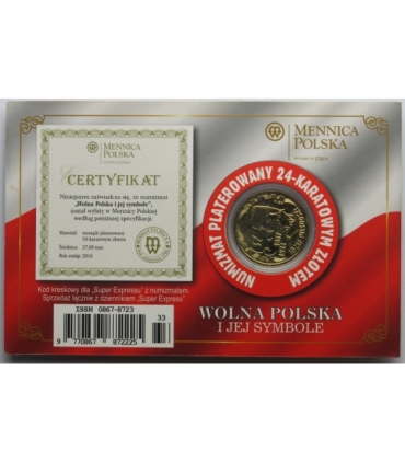 Medal pamiątkowy, Wolna Polska i jej symbole - Józef Piłsudski