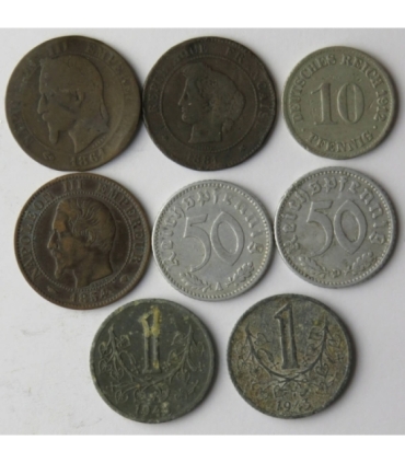 Lot 8 szt.: MIX krajów i okresów, Niemcy, Francja ...