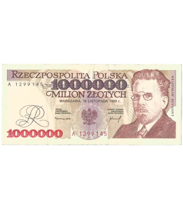 1000000zł Władysław Reymont 1993, seria A stan 3