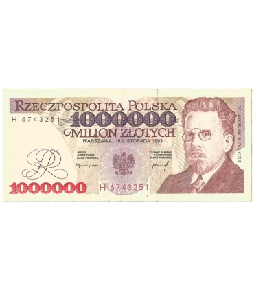 1000000zł Władysław Reymont 1993, seria H stan 3