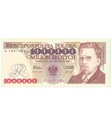 1000000zł Władysław Reymont 1993, seria N stan 3/3+