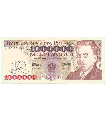 1000000zł Władysław Reymont 1993, seria K stan 3