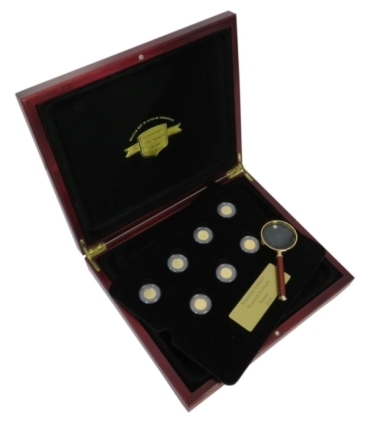 Złoto Au917 7 x 1g - Siedem cudów świata, najmniejsze monety świata