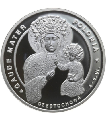 Medal, Jan Paweł II, Gaude Mater Polonia, srebro Ag925