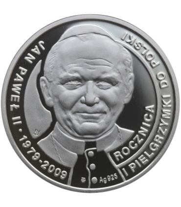 Medal, Jan Paweł II, Gaude Mater Polonia, srebro Ag925