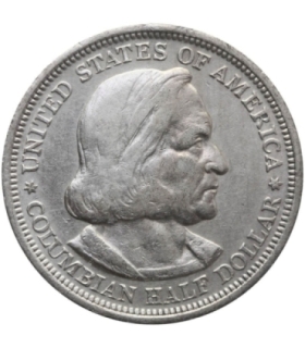 USA ½ dolara, half dollar, 1893, Światowa Wystawa Kolumbijska