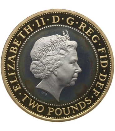 Wielka Brytania 2 funty, 2008 Ceremonia przekazania organizacji Igrzysk