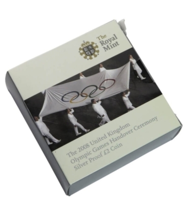 Wielka Brytania 2 funty, 2008 Ceremonia przekazania organizacji Igrzysk