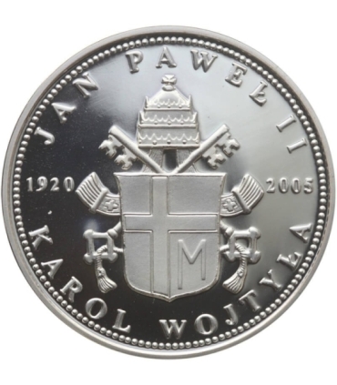 Polska, medal Pierwsza pielgrzymka do Polski, srebro certyfikat