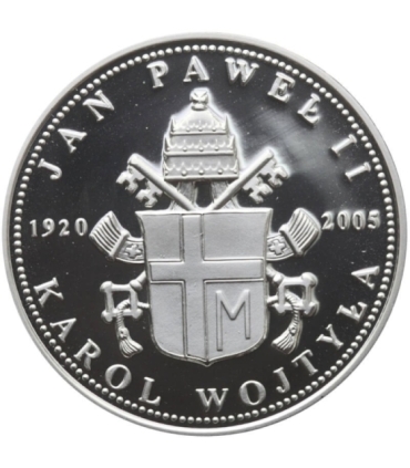 Medal, Jan Paweł II V pielgrzymka do Polski, srebro, certyfikat