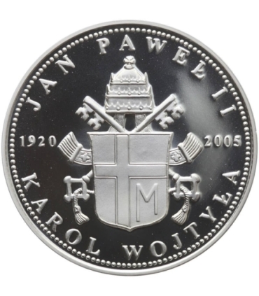 Polska, medal Jan Paweł II, Powrót do domu Ojca, srebro, certyfikat