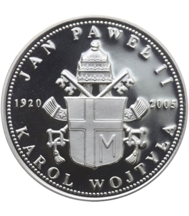 Polska, medal Jan Paweł II, Święci i błogosławieni, srebro, certyfikat
