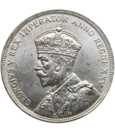 Kanada, 1 dolar 1935, 25-lecie Jerzego V, Kanoe, srebro, certyfikat